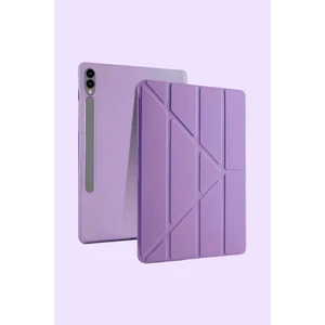 Nezih Case Samsung Tab S9 (X710) / Tab S9 Fe (X510) Kılıf Kalem Bölmeli Uyku Modlu Standlı Arkası Silikon Kapaklı Kılıf