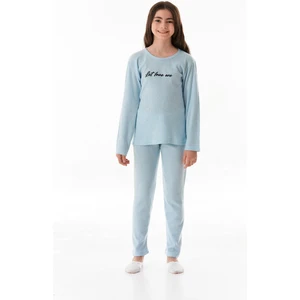 Let Love We Baskılı Kız Çocuk Pijama Takımı