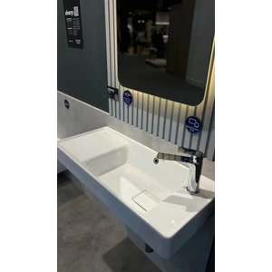 Seramik Cerastyle Sharp 80 x 35 cm Etajer Uyumlu Lavabo