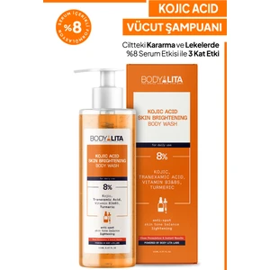 Kojik Asit Vücut Şampuanı %8 Kojic Acid Serum Etkili Duş Jeli