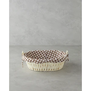 English Home Rovella Kağıt Ekmek Sepeti 29 x 22 x 9,5  cm  Krem