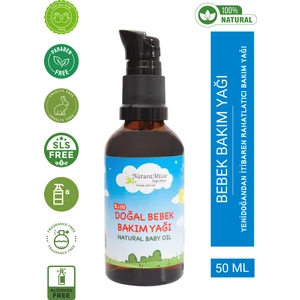 NaturaMisse Doğal Bebek Bakım Yağı Nemlendirici Rahatlatıcı Sakinleştirici Etkili Bakım Yağı