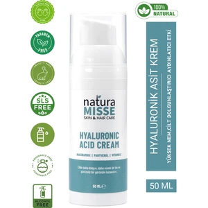 Hyaluronic Asit Krem 50 ml Cilt Dolgunlaştırıcı Yoğun Nemlendirici-- Leke