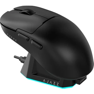 AJ159P Mc 3 Modlu 1000Hz 12.000 Dpı Manyetik Şarj Istasyonlu Paw 3311 Optik Sensör Gaming Mouse