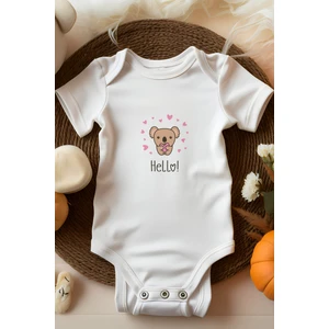Bebekperisi Hello Yazılı Sevimli Koala Tasarımlı Bebek Body