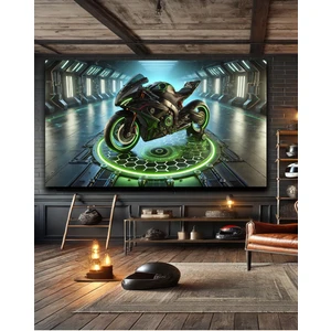 🔥 Efsanevi Motor Tutkunlarına Özel Kanvas Duvar Tablosu! 🏍️