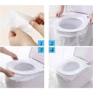 Fbz Home 50 Adet Kullan At Klozet Örtüsü Klozet Poşeti Klozet Kapak Örtüsü Dispenseri