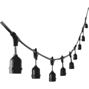 CT-7069 19 Watt Sarmaşık Dış Mekan Armatür 5 Metre - 5 Duy Beyaz E27 Aplikler