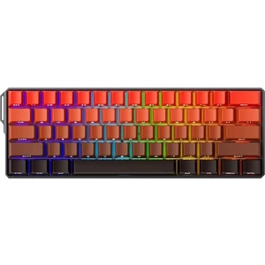 AKKO MONSGEEK FUN60 Ultra Shine-Through Blaze Gradient Hall Effect Manyetik Switch ARGB Hotswap Mekanik Gaming Klavye