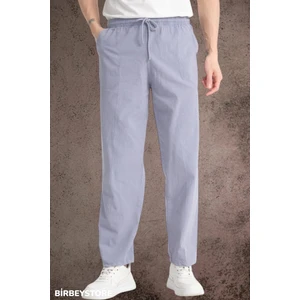 Yazlık Keten Pantolon Ham Bez Eşofman Beli Lastikli Unisex Rahat Kalıp Hambez Büyük Beden Alt Eşofman %100 Pamuk