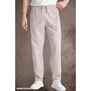 Yazlık Keten Pantolon Ham Bez Eşofman Beli Lastikli Unisex Rahat Kalıp Hambez Büyük Beden Alt Eşofman %100 Pamuk