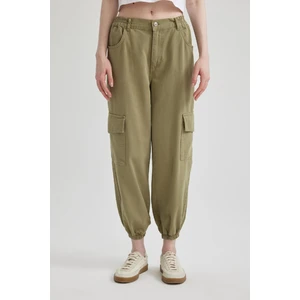 Coool Jogger Pantolon Gabardin Kumaş Normal Bel Basic Düz Kargo Cepli B0454AX24SP