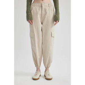 Coool Jogger Pantolon Gabardin Kumaş Normal Bel Basic Düz Kargo Cepli B0454AX24SP