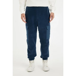 Regular Fit Polar Eşofman Altı Beli Paçası Lastikli Kargo Cepli A7040AX24AU