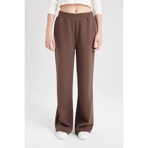 Coool Wide Leg Geniş Bol Paça Eşofman Altı Beli Lastikli Bağcıklı Cepli Basic Düz B3345AX24WN