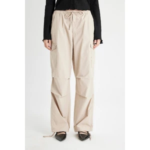 Coool Paraşüt Poplin Pantolon Basic Düz Cepli Beli Lastikli A6266AX24AU