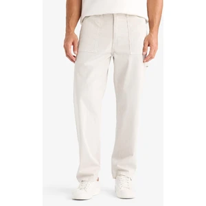 Yazlık Gabardin Pantolon Straight Fit Bol Rahat Kesim Cepli Düz Paça B4089AX24SP