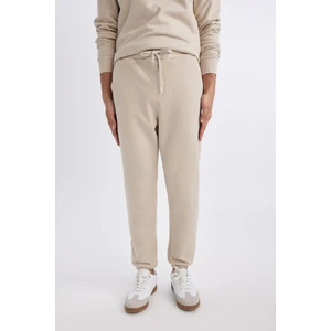 Jogger Eşofman Altı Standart Fit Basic Düz Beli Bağcıklı Lastikli Paça Cepli A6468AX24SP