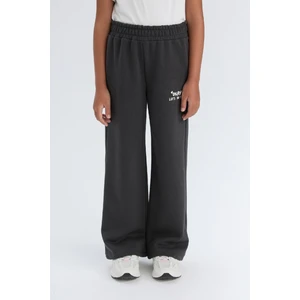 Kız Çocuk Wide Leg Geniş Bol Paça Baskılı Eşofman Altı D2298A824WN