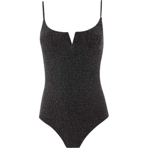 Regular Fit Simli Kumaş Bürümcük Mayo-Fall in Love B6881AX24SM