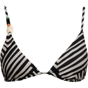 Regular Fit Çizgili Üçgen Bikini Üstü-Fall in Love