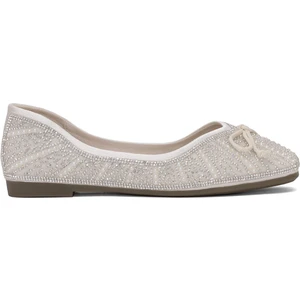 25Y377-2 Kadın Taşlı Babet Gümüş