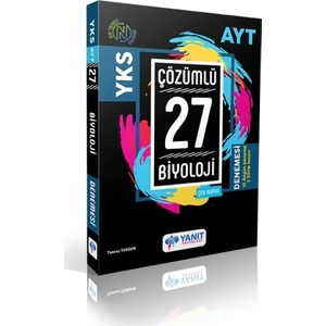 Yanıt Yayınları Ayt Biyoloji Çözümlü 27 Denemesi