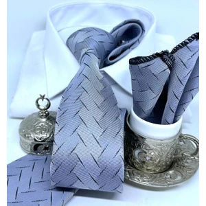 Dokuma Mendilli Kravat