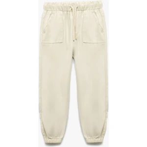 Beli Bağcıklı Cepli Basic Viskon Jogger Eşofman Altı