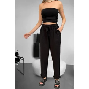Keten Pantolon Hambez Alt Eşofman Rahat Kalıp Büyük Beden Ham Bez UNISEX%100 Pamuk Relaxed Beden Aralığı M-6xl
