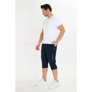 Erkek Stretchfit Kargo Cepli Esnek Kapri Lacivert 6035-L