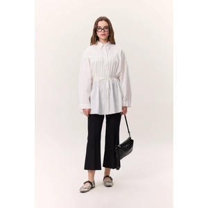 Dikiş Detaylı Flare Pantolon Siyah