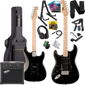 RPH-31BK-25AMP Solak Elektro Gitar 25W Amfili Full Set
