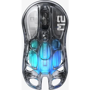 Mercury M2 Rgb 26K Dpı Optik Gaming Mouse, Kablosuz, Programlanabilir 5 Tuşlu, Şeffaf Siyah