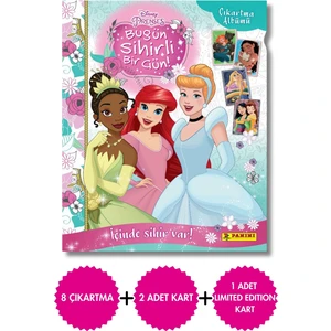 Panini Lisanslı Disney Prinses Mega Başlangıç Paketi Album+2 Paket(8 Stickers) Çıkartma