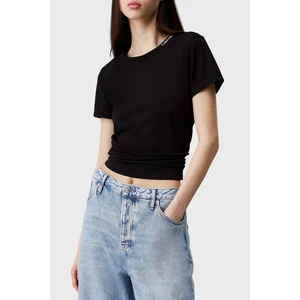 Calvin Klein  Pamuk Regular Fit Bisiklet Yaka T Shirt J20J225540BEH Bayan T Shirt J20J225540 Beh