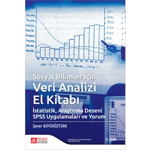 Sosyal Bilimler için Veri Analizi El Kitabı İstatistik, Araştırma