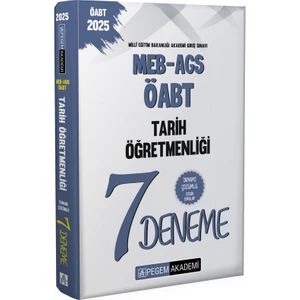Pegem Akademi Yayıncılık   2025 Meb / Ags / Öabt Tarih Öğretmenliği Tamamı Çözümlü 7 Deneme