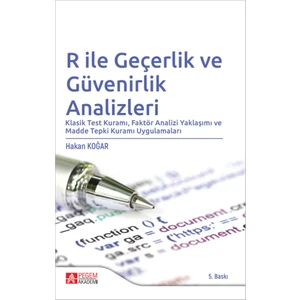 R ile Geçerlik ve Güvenirlik Analizleri