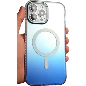 Tech&bello accessories iPhone 14 Pro Max Kılıf Magsafe Uyumlu Renk Geçişli Darbe Emici Degrade Kapak