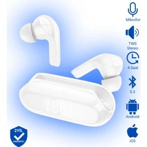 EW39 Ios Android Uyumlu TWS Bluetooth 5.3 Kablosuz Kulaklık
