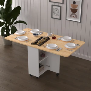 Asra Trend Katlanır Mutfak Masası Safir Meşe KM-13