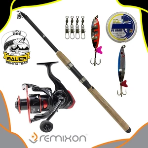 Çabuk Av Yuweishi Ts 3000 Bauer Pulsar 240 cm 10-30 gr Tele Spin Olta Takımı Seti