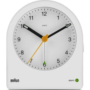 BC22W Beyaz Klasik Analog Alarmlı Masa Saati