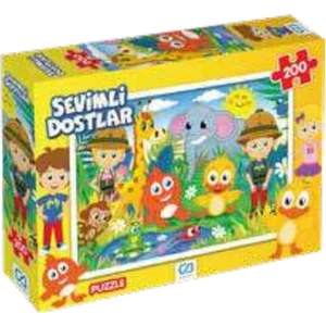 Sevimli Dostlar Puzzle 200