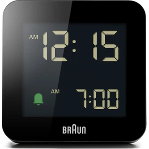 BC09B Siyah Dijital Alarmlı Masa Saati