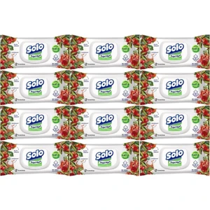 Islak Havlu Mendil 50 Yaprak Elma Sirkesi & Karbonat (12 Li Set) (4pk*3) 600 Yaprak
