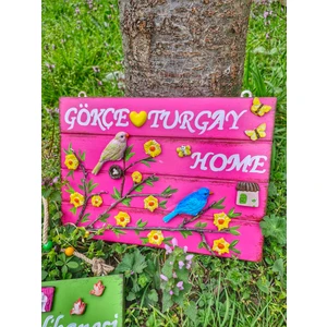 Nsn Ahşap Dünyası Kişiselleştirilebilir Ahşap Aile Panoları,bahçe Balkon Dekorasyonu
