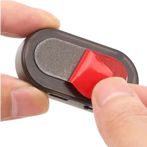 MAİN SHOP 1 Adet Kırmızı Renk Araba Güneş Enerjili Hırsızlık Önleyici Caydırıcı Alarm Ledi