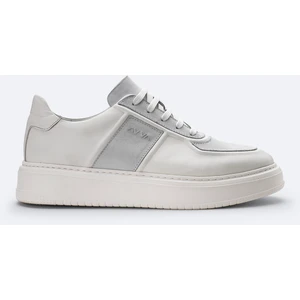 Avva Erkek Beyaz %100 Deri Esnek Taban Hafif Casual Ayakkabı  A51Y8004